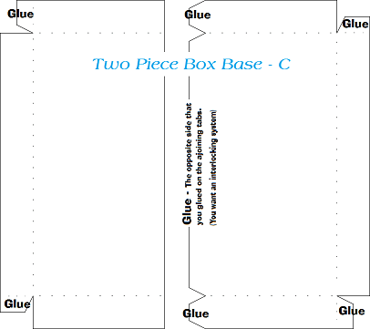 SVG Box Template (2pcC) - Drawing Instructions
