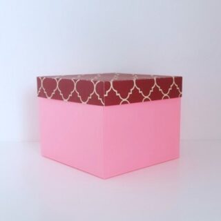 5x5x4 SVG Box Base - 1 inch lid shown