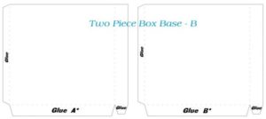 2 piece B base template