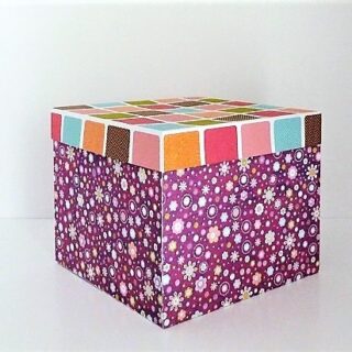 6x6x5 SVG Box Base - 1 inch lid