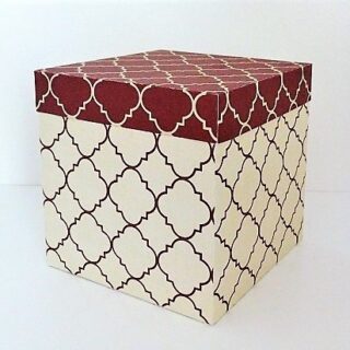 5x5x5 SVG Box Base - 1 inch lid