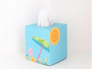 SVG Cube Tissue Box Cover / FCM Cube Tissue Box Cover