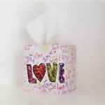 SVG Tissue Box Cover – Valentine’s Day – www.SVGBoxCuts.com