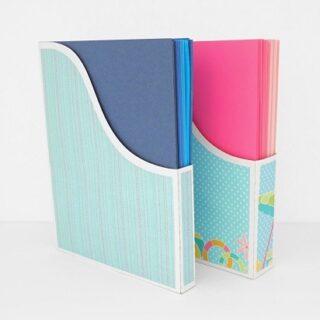 SVG 8.5x11 Paper Storage Boxes - Magazine Style