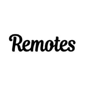 SVG "Remotes" Label - PNG & JPG included