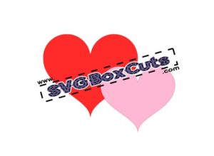 SVG 2 Hearts - Digital Image
