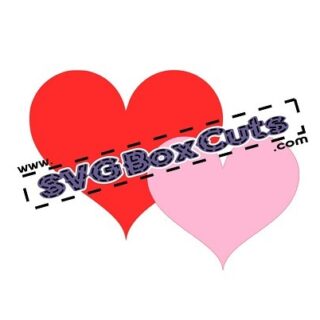 SVG 2 Hearts - Digital Image