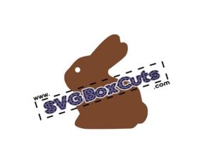 SVG Chocolate Bunny / SVG Bunny / SVG Chocolate Easter Bunny