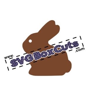 SVG Chocolate Bunny / SVG Bunny / SVG Chocolate Easter Bunny