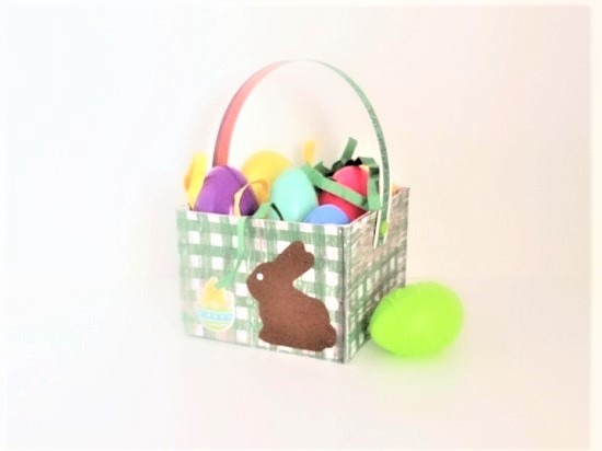 Download 3D SVG Easter Basket with Easter Basket Grass | SVG ...