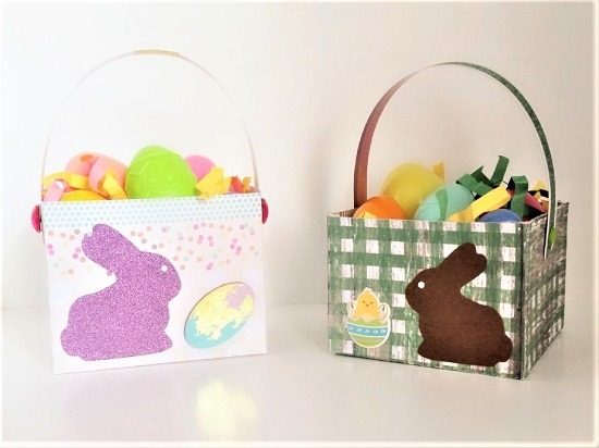 Download 3d Svg Easter Basket With Easter Basket Grass Svg Template 3d Box