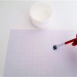 thin paper and glue