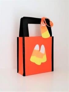 DIY SVG Halloween Treat Bag from SVG box templates / FCM Treat Bag