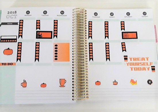 Free Halloween Planner Stickers - Layout 2