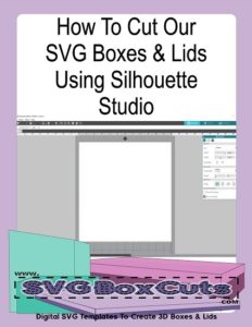 Cut SVG Boxes with Silhouette