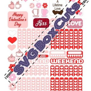 Printable Valentine's Day Planner Stickers