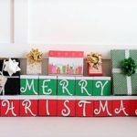Merry Christmas SVG Gift Boxes and Christmas Decorations