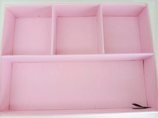 Use SVG boxes to divide store drawer organizer into smaller sections