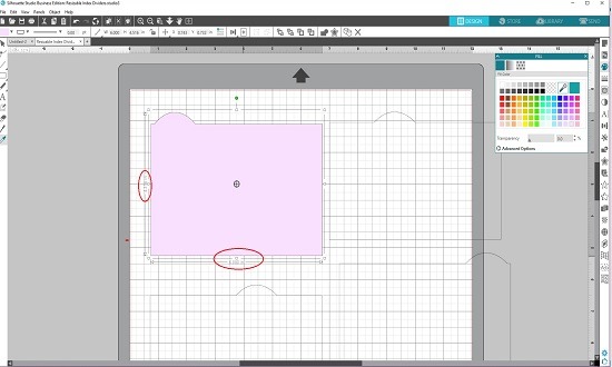 SVG Index Divider Templates - Silhouette - Resize by dragging box