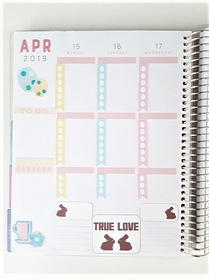 Printable Easter Planner Stickers - Layout 2