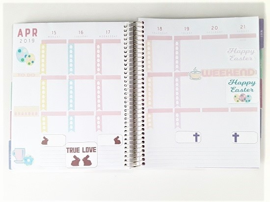 Printable Easter Planner Stickers - Layout 3
