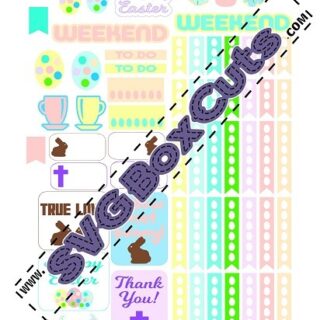 Printable Easter Egg Planner Stickers