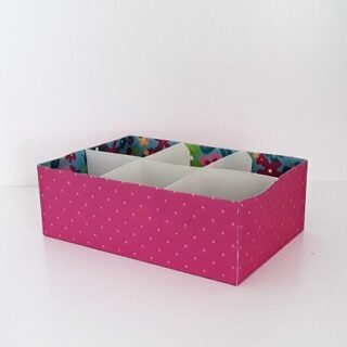 SVG Box Divider - 6 compartment in 4x6x2 SVG Box