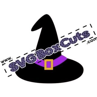 SVG Witch Hat - PNG and JPG included
