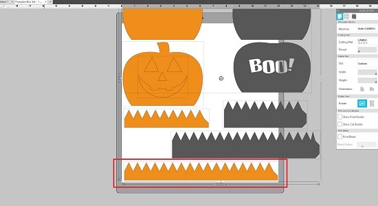 Resizing SVG 3D Pumpkin Box via side tabs