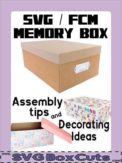 SVG Memory Box Assembly & Decorating Tips