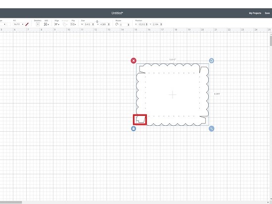 Scallops in glue tab area are okay for scalloped SVG box lid. 