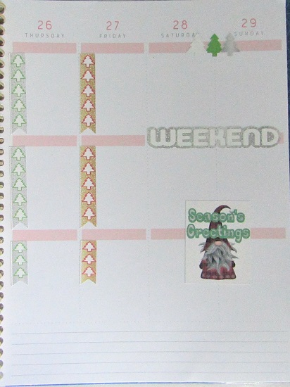 FREE Printable Christmas Planner Stickers - Planner page 2