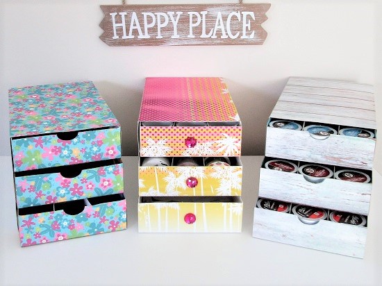 SVG K- Cup Storage Drawers / Craft Supply Storage Drawers