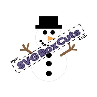 SVG, PNG and JPG Snowman