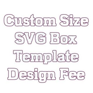 Custom SVG Box Template Size