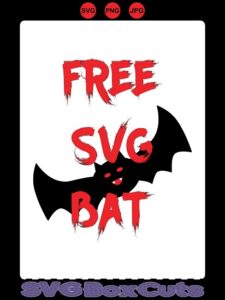 FREE SVG Halloween Bat / SVG Bat