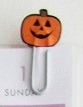 Jack-o-Lantern Sticker Bookmark