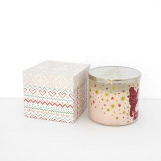 SVG Gift Box for a Bath and Body 3 Wick Candle.