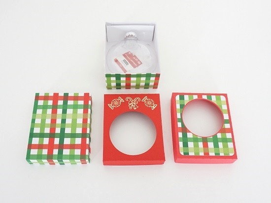SVG Disc Ornament Gift Box Set with 3 Lid Options / FCM Disc Ornament Gift Box Set