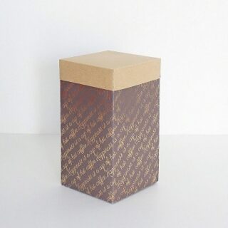 3.5x3.5x6.5 SVG Box Base - 1 inch lid shown