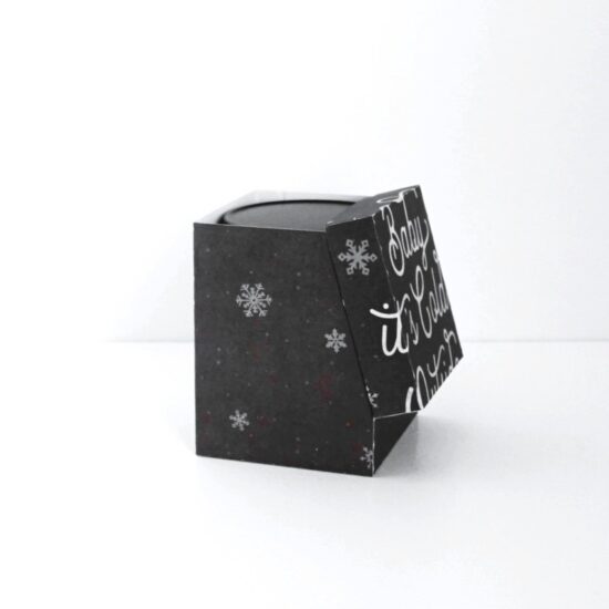 7oz Mason Jar Bath and Body Candle inside SVG Gift Box.