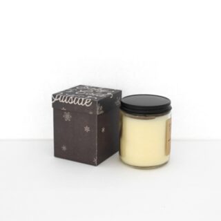 SVG Gift Box for a Bath and Body 7oz Mason Jar Candle.