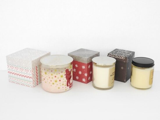 SVG Gift Boxes for a Bath and Body 3 wick candle, Single Wick candle, or Mason Jar candle.