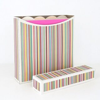 SVG 8x8 Paper Storage Box with Dividers / 8x8 Paper Holder - 2 inches