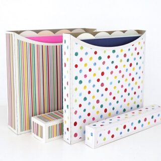 SVG 8x8 Paper Storage Boxes with Dividers