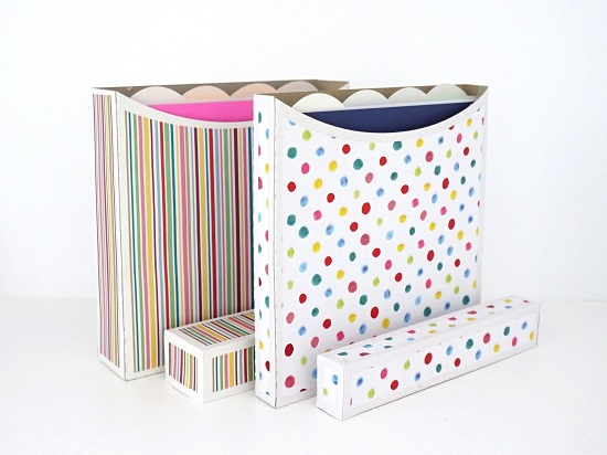 SVG 8x8 Paper Storage Boxes with Dividers