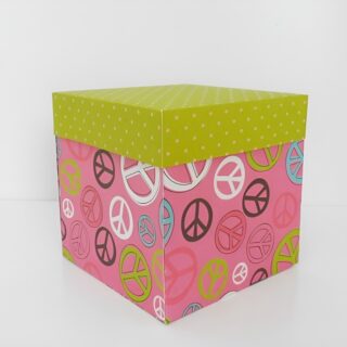 4x4x4 SVG Box Base with 1 inch lid shown