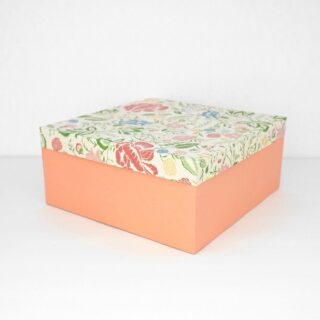 9x9x4 SVG Box Base with 1 inch lid shown.