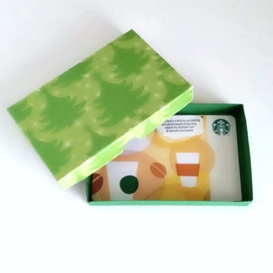 SVG Gift Card Gift Box