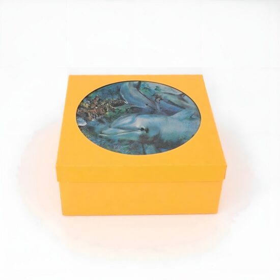 4 Inch Horizontal SVG Coaster Gift Box (1-3/4 Inches tall)